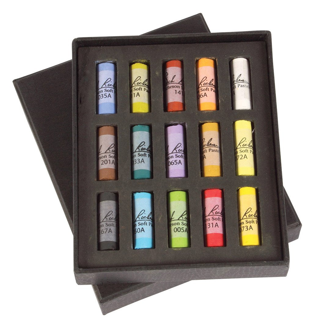 Jack Richeson Richeson Signature Sortiert rund Hälfte Stick Pastellfarben (Set von 15)
