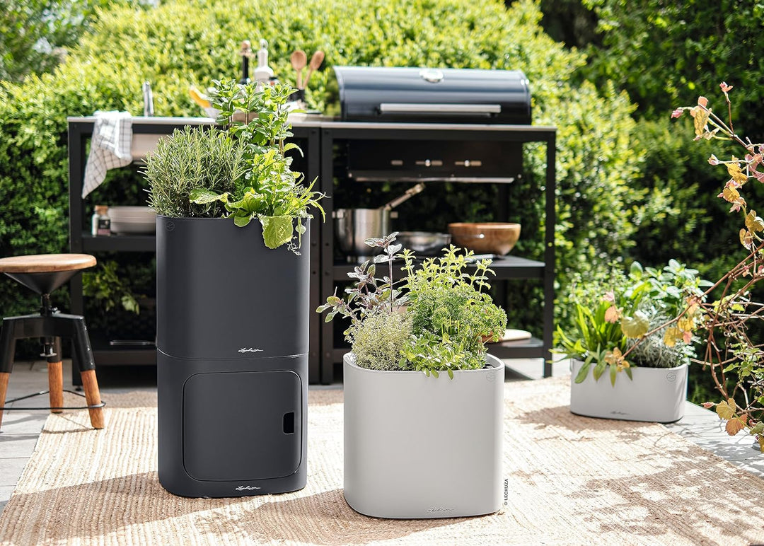 LECHUZA PILA Color Planter lichtgrau 15904 35x35x33 cm Lichtgrau, 35x35x33 cm Lichtgrau