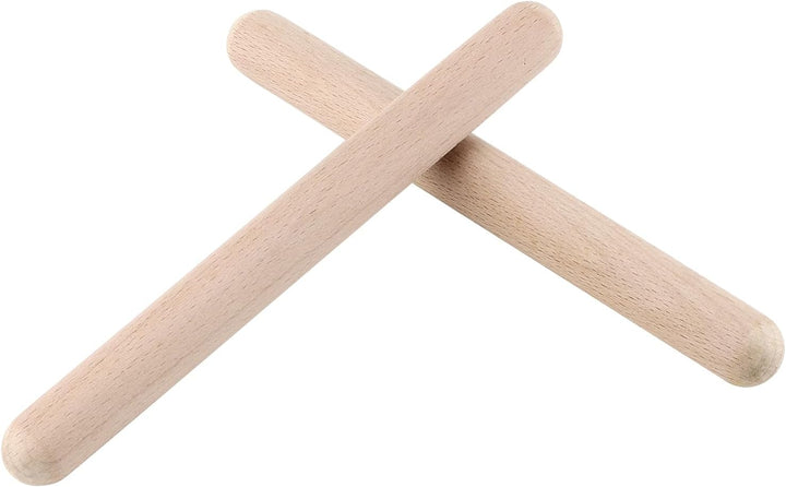 CHUIFAI 24 Stück 20cm Klanghölzer Rhythmusstöcke Set, 2cm Klangholz Instrument, Holz Klangstäbe für