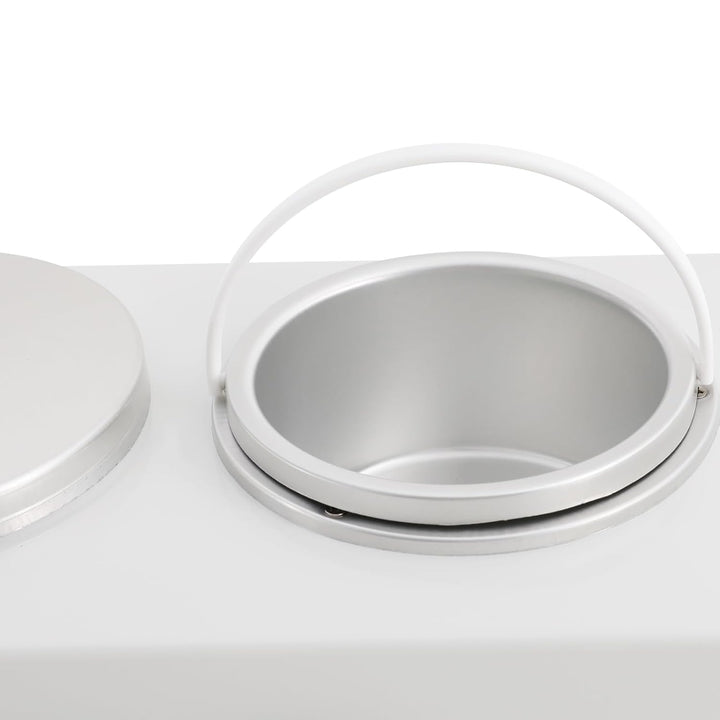 Doppel Wachswärmer, 200W Warmwachs Haarentfernung Wax Maschine Waxing Set, Elektrischer Wachswärmer,