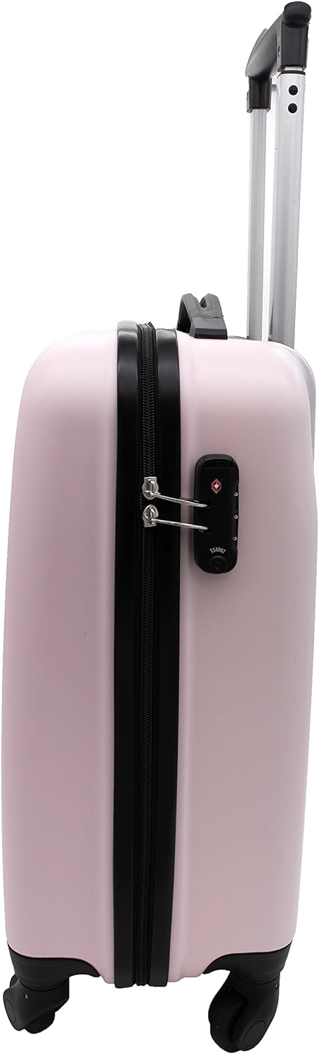 Undercover Kinder Hartschalen Trolley Handgepäck, 4 Rollen, 21 x 56 x 35 cm - 36 l, Motiv: Minnie Mo