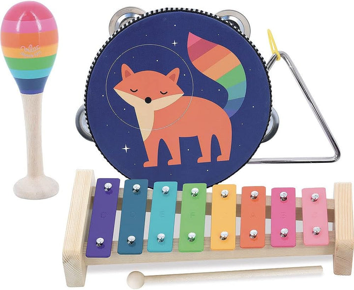 Vilac - Andy Westface, 7409, Regenbogen-Musikset, Mehrfarbig,