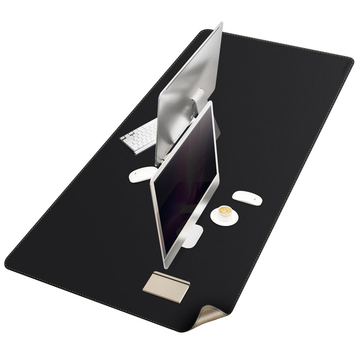 MAIDERN Schreibtischunterlage Kork & Leder 170 x 90cm, Doppelseitiges Schreibtischunterlage filz, Gr