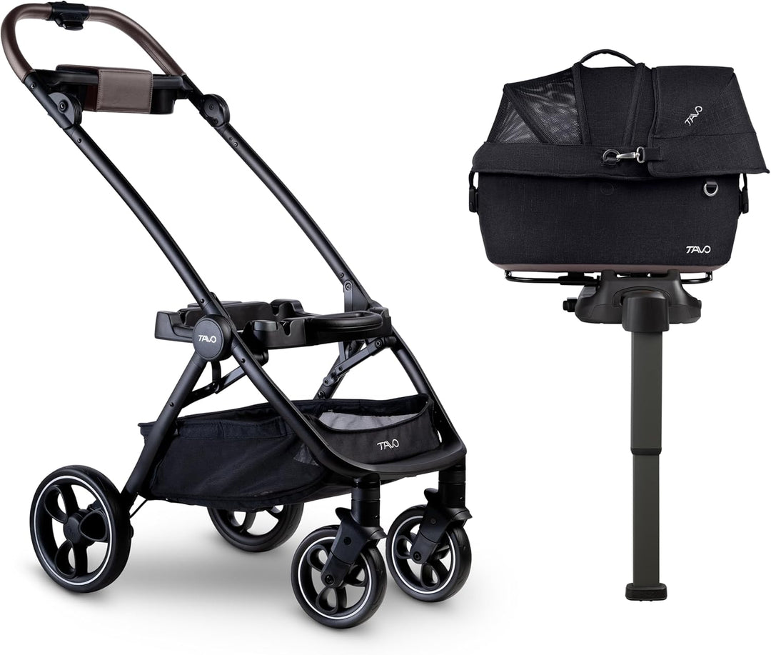 Tavo Maeve 5X Haustier-Schutzsystem – Premium Crash-getesteter Hunde-Autositz & Transportbox – 3-in-