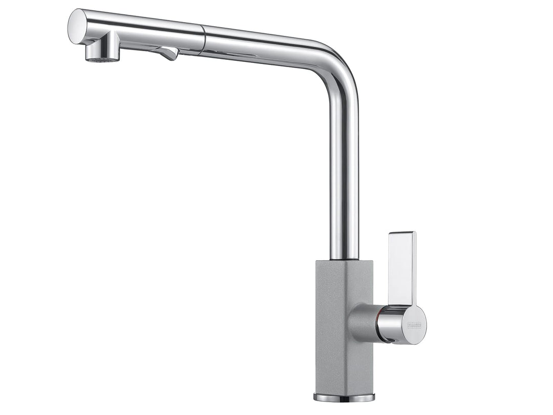 Franke MARIS PULL-OUT SPRAY 115.0392.369 Küchenbatterie verchromt/steingrau, Verchromt/Steingrau