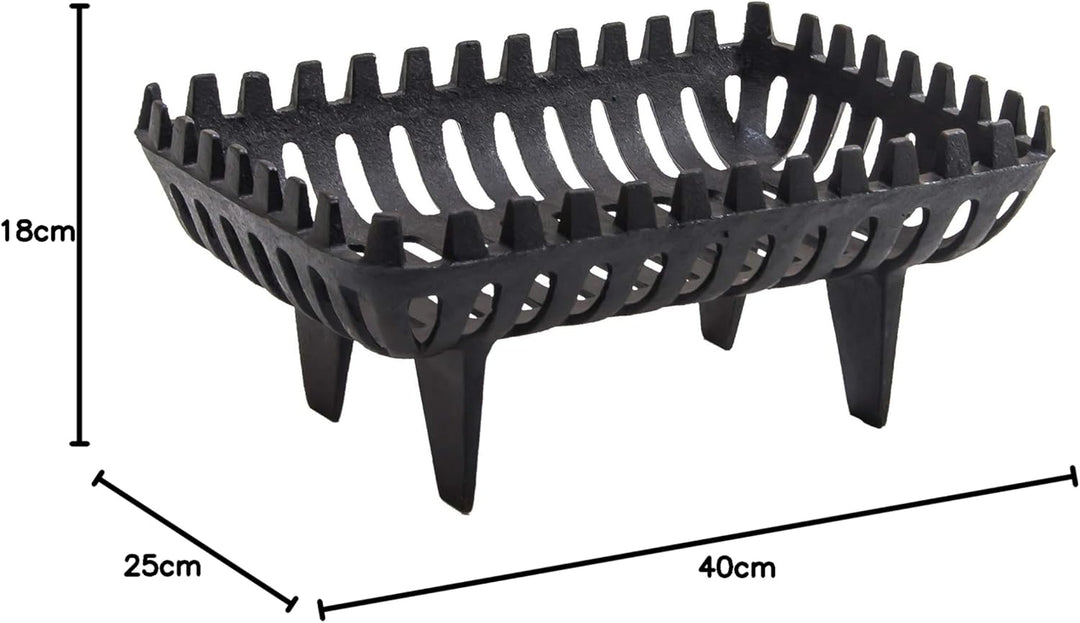 Fire Vida, Metall, schwarz, 18.0x40.0x25.0 Feuerrost