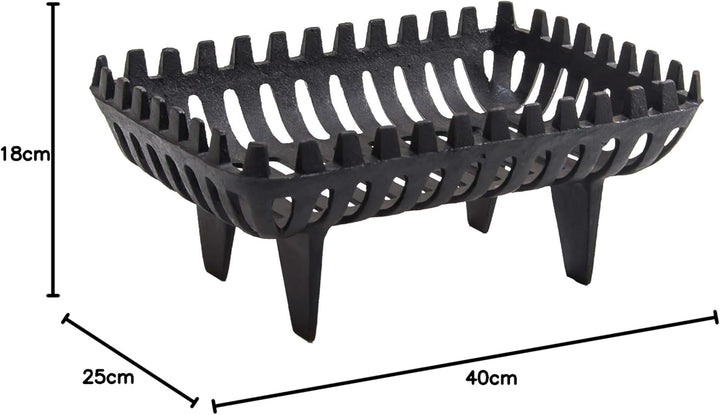 Fire Vida, Metall, schwarz, 18.0x40.0x25.0 Feuerrost