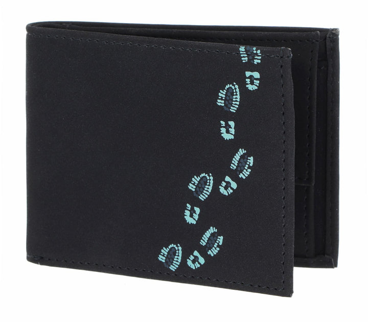 Oxmox New Cryptan - Geldbörse 2cc 10 cm RFID footsteps, Einheitsgrösse