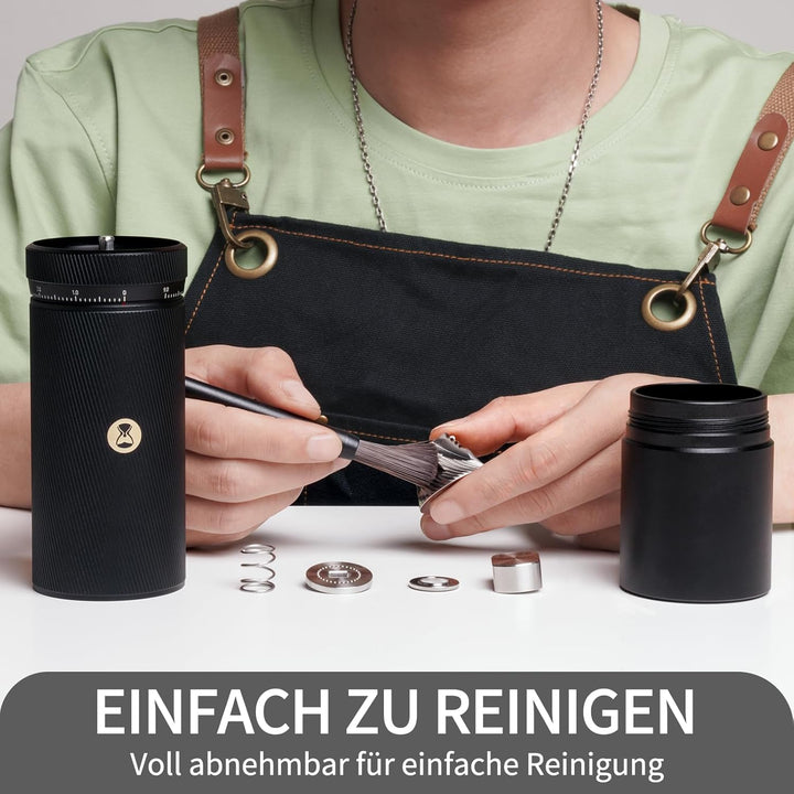 TIMEMORE Manuelle Kaffeemühle aus Edelstahl Espresso Kaffeemühle mit einem Chestnut S3 Fassungsvermö