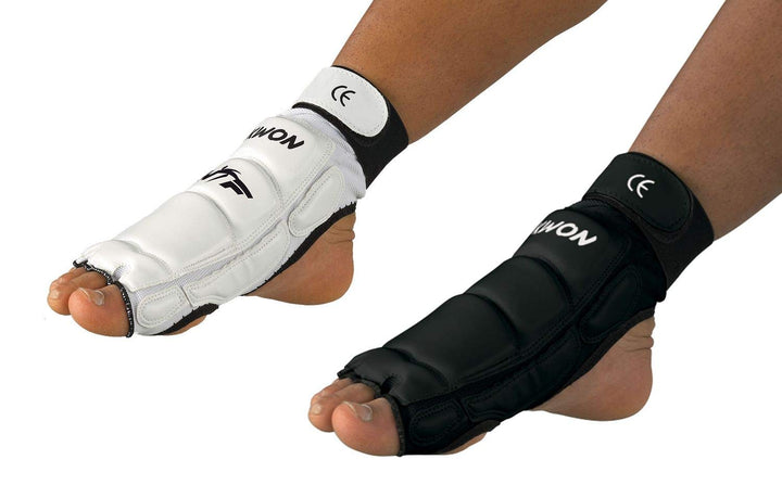 Kwon Taekwondo Fuss Protektor Weiss S, Weiss S