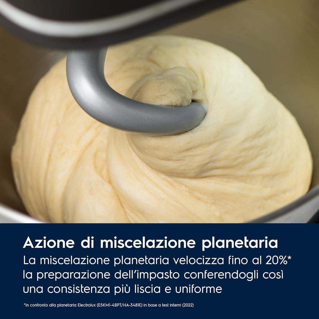 Electrolux Küchenmaschine Planetaria Multifunktions-Küchenmaschine, E6KM1-4BPT, Kitchen Assistent Ma