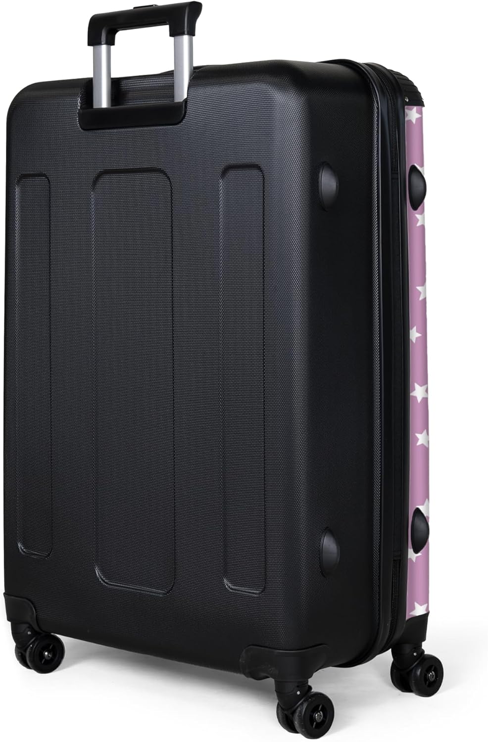 NoBoringSuitcases.com® Koffer XL Gross 77x51.5x28 cm Hartschale Reisekoffer 4 Rollen Leicht Koffer T