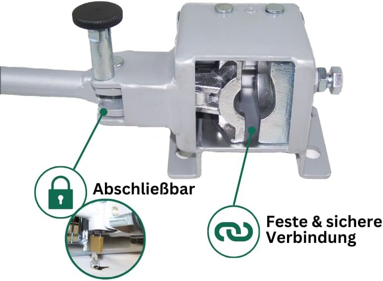 Berger + Schröter 30726 Heckträger mit Schnellkupplung - für Transporte Single, Single
