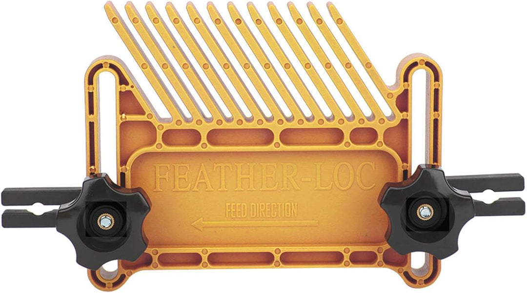 Holzbearbeitung Federbrett Sicherheitsvorrichtung Inverted Square Einzigartige Fasenrille für Tischs