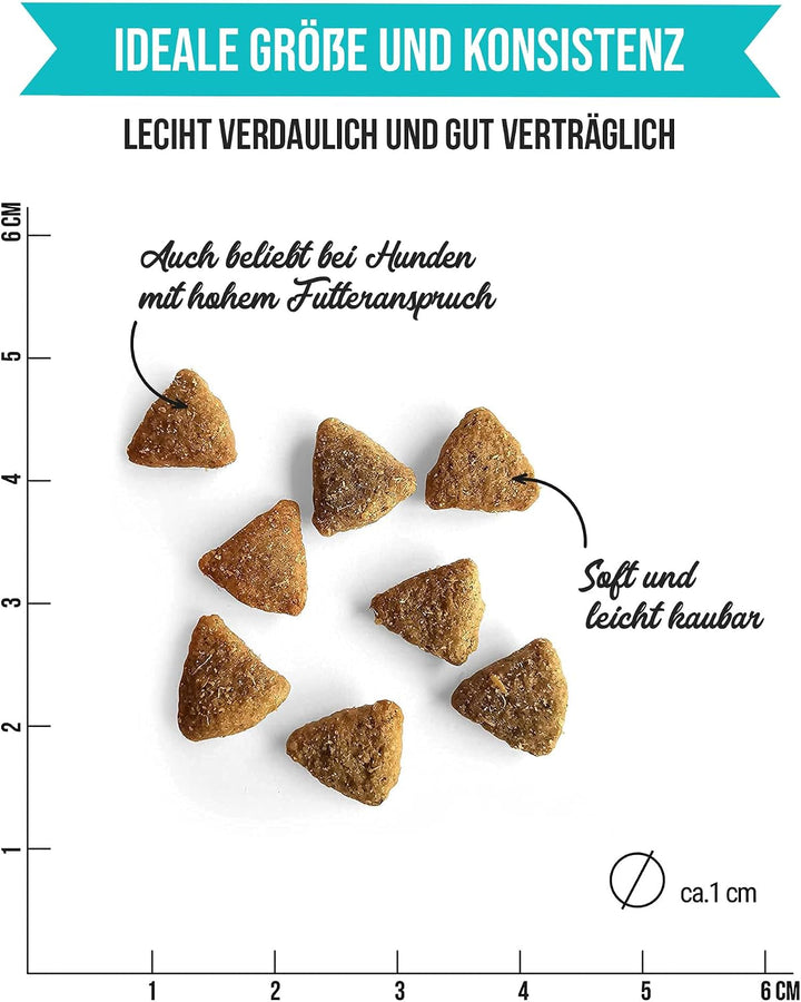 Tales &amp; Tails Fisch Im Kopp Halbfeuchtes Trockenfutter für Hunde | Getreidefrei | Mit 60% Fisch Als