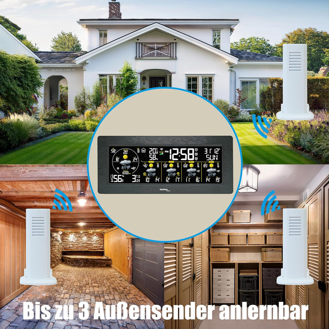 WD3050 Smart Life Wetterstation: Präzise 5-Tage-Vorhersagen, App-Steuerung, Alarmfunktionen & Mehr –