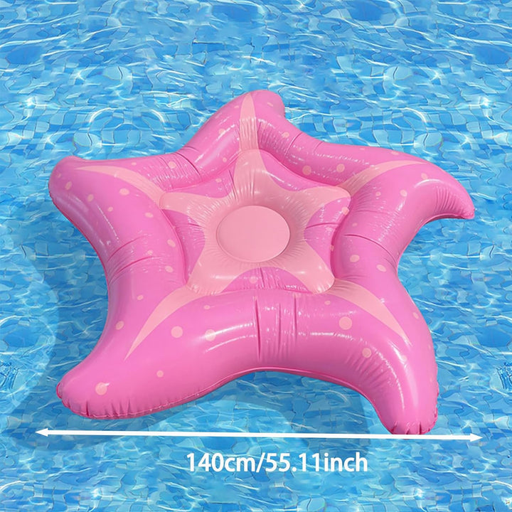Luftmatratze Pool Seestern 150cm, Hängematte Pool Spielzeug Erwachsene Luftmatratze Wasser, Schwimml