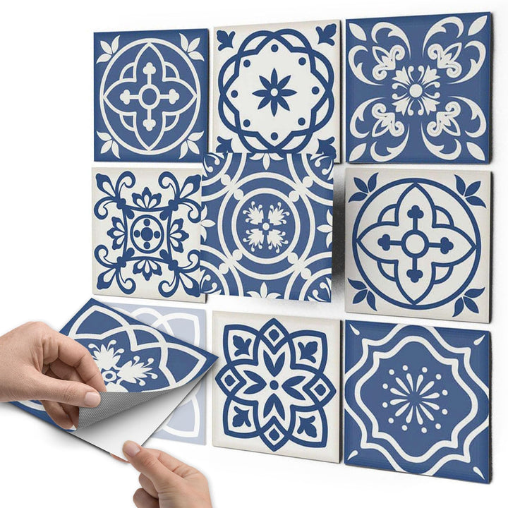 CREATISTO Klebefliesen Stickerfliesen Fliesenfolie - Klebe Folie für Wandfliesen I Klebefliesen Deko