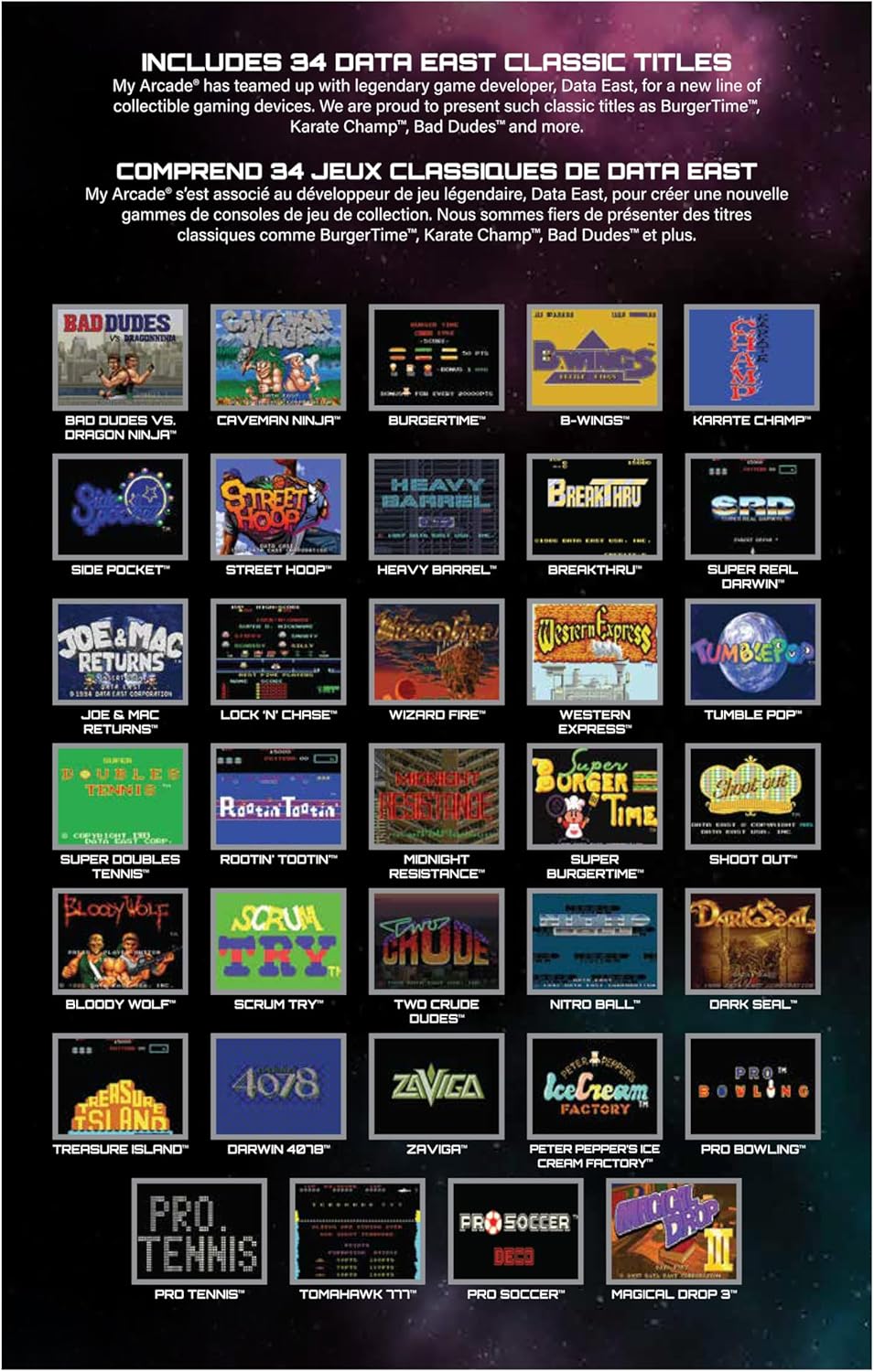 MY ARCADE - Data East Hits Micro Player Retro, Retro