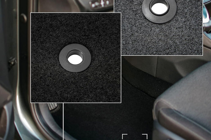 Velours Vorne Fussmatten passend für Chrysler Sebring III (2007-2010) | Qualität: Basic - Genaue Pas