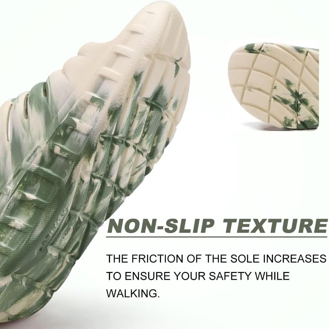 KuaiLu Recovery Sandalen Herren Bequeme Plantarfasziitis Schlappen Orthopädische Offene Zehen Männer