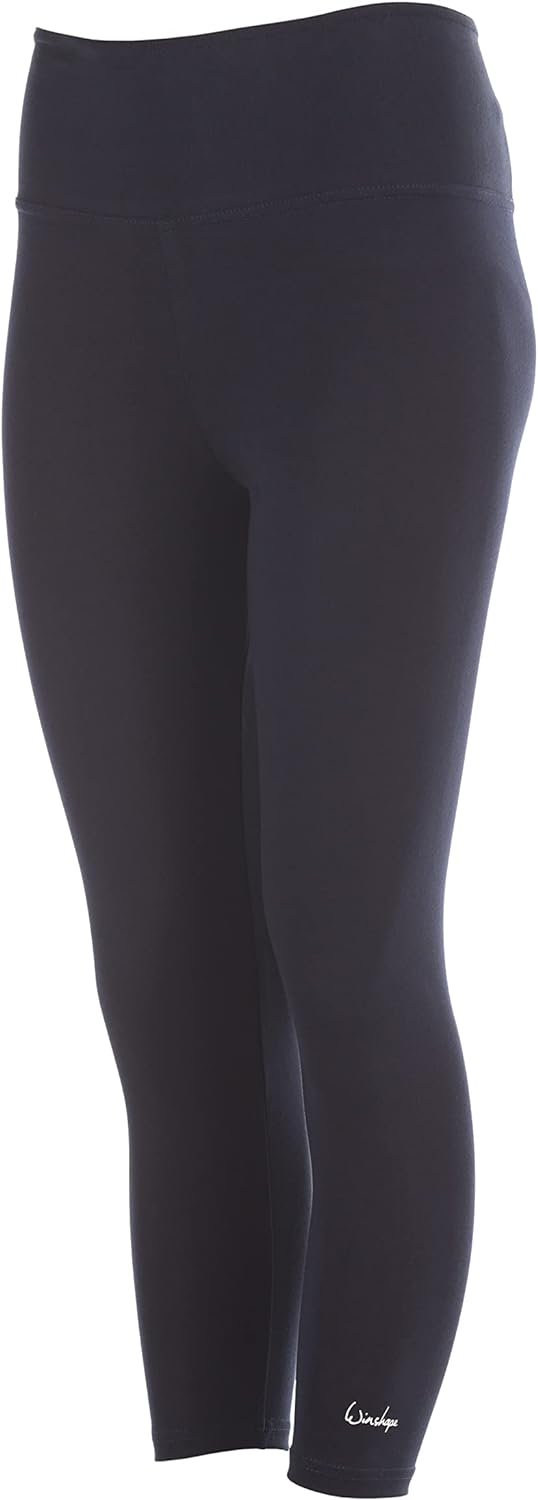 Winshape Damen Fitness Freizeit Sport Yoga 7/8-Slim Tights Leggings WTL31, Slim Style XS Night-blue,