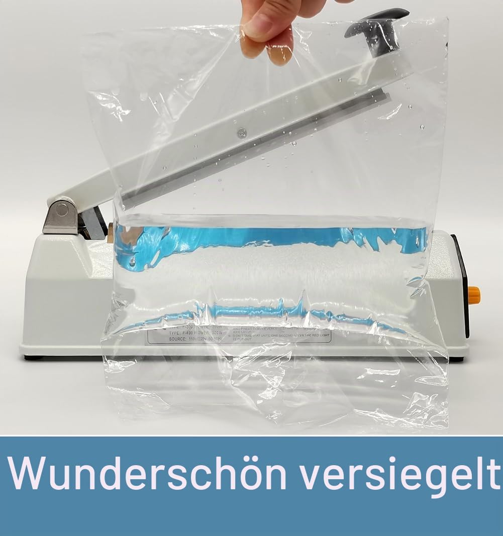 Folienschweissgerät Heisssiegelgerät 200mm Heisssiegelmaschine Eisengehäuse Balkenschweissgerät 5mm