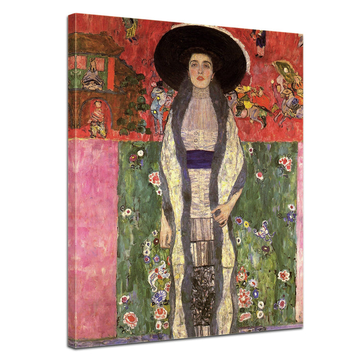Bilderdepot24 Bild auf Leinwand | Gustav Klimt Portrait der Adele Bloch-Bauer in 50x60 cm als Wandbi