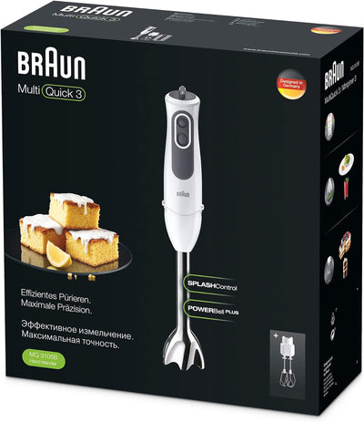 Braun Household MultiQuick , MQ3105B, Stabmixer, 11 Geschwindigkeiten, Splash Control-Technologie, s