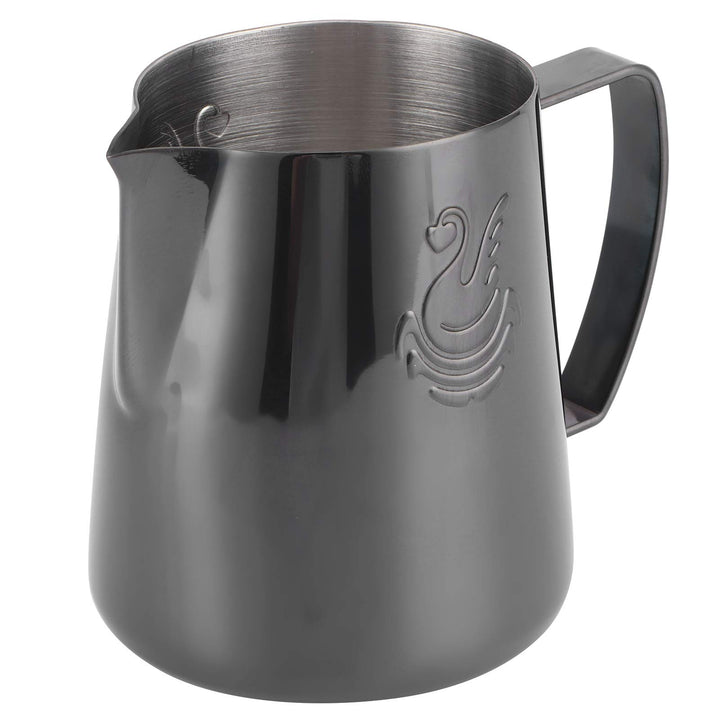 400ml Milchschaumkrug, Edelstahl Barista Milchkännchen Milchbecher Krugbecher Becher für Barista Ste