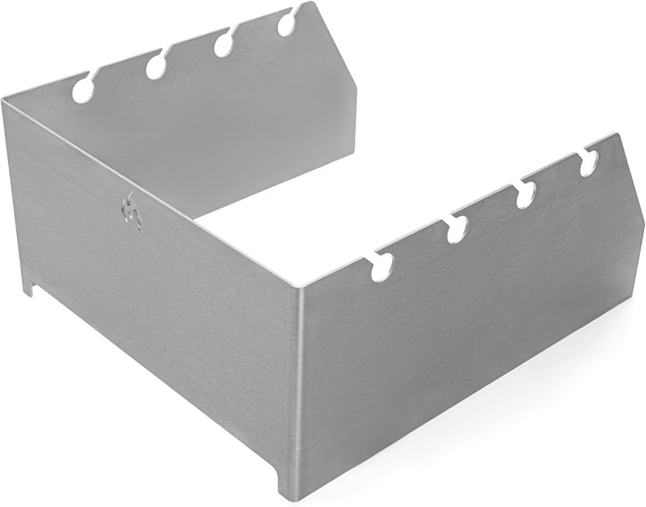 Grillrost.com Das Original Edelstahl Windschutz und Spiesshalter | für alle Rösle Grills - massiv &