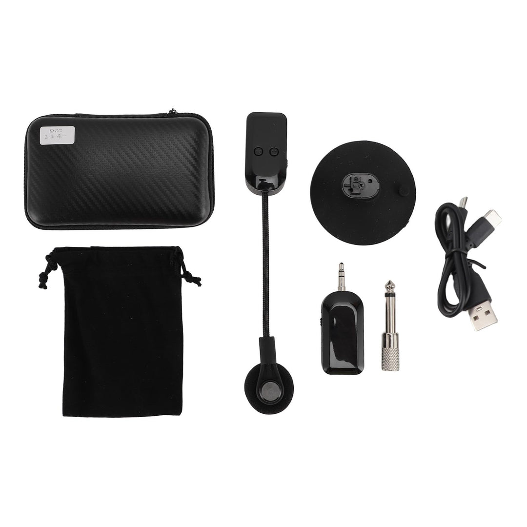 FILFEEL 2,4G Kabelloses Instrumentenmikrofon für Saxophon und Gitarre – HiFi-Klangqualität und Flexi