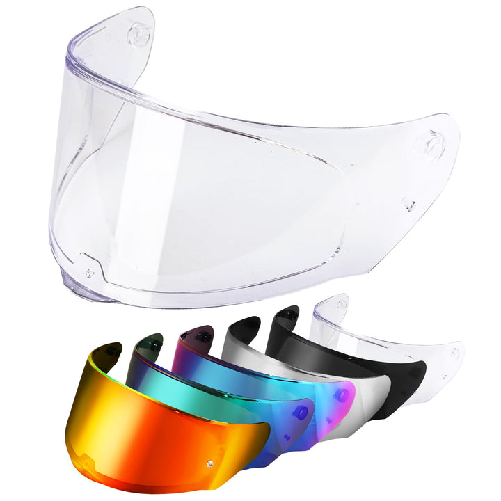 Helmvisier für LS2 FF328/FF353/FF800,Motorradhelm Visier,Motorrad Windschutz Helm Objektiv Visier Vo