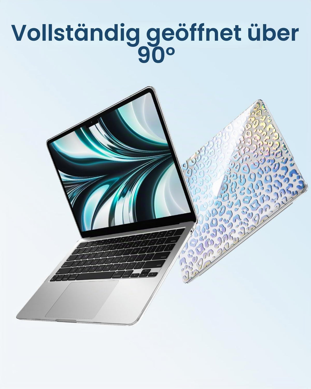 Fintie Hülle Kompatibel mit MacBook Air 13,6 Zoll M5 M4 M3 M2 (2026-2022) A3449 A3240 A3113 A2681, U