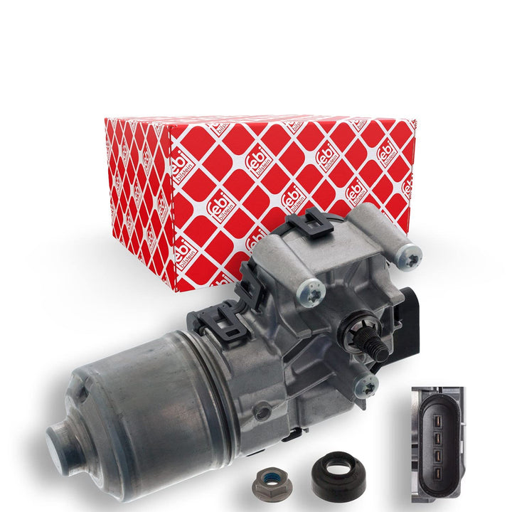 febi bilstein 48303 Scheibenwischermotor mit Anbaumaterial , 1 Stück