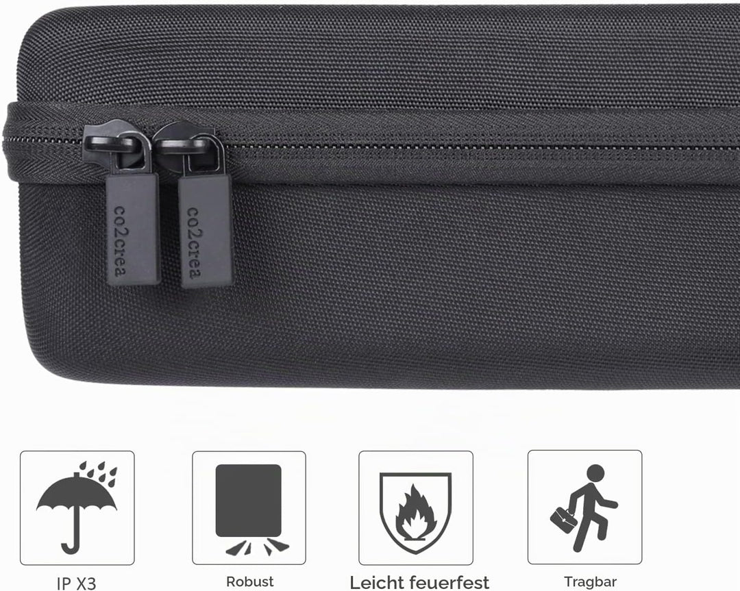co2CREA case Harte reiseschutzhülle Etui Tasche für Razer Tartarus Pro / V2 Gaming Keypad (Nur Tasch