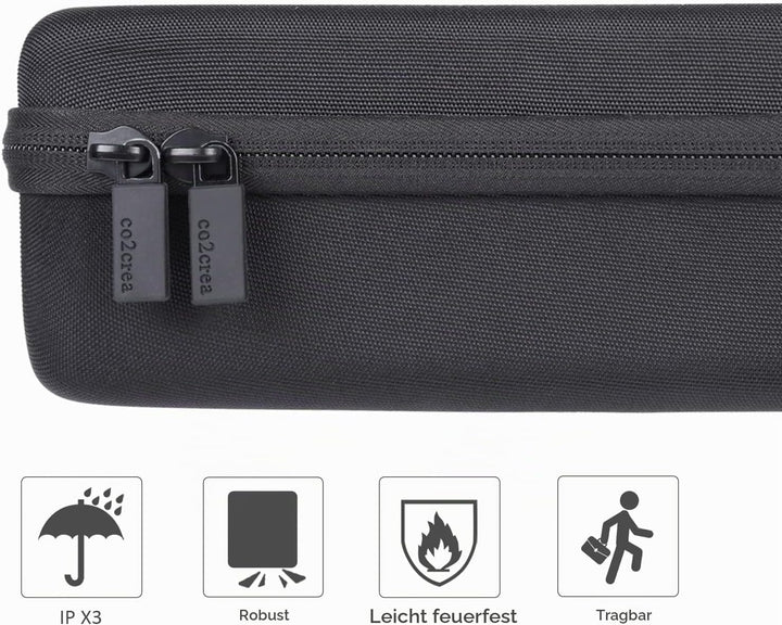 co2CREA case Harte reiseschutzhülle Etui Tasche für Razer Tartarus Pro / V2 Gaming Keypad (Nur Tasch