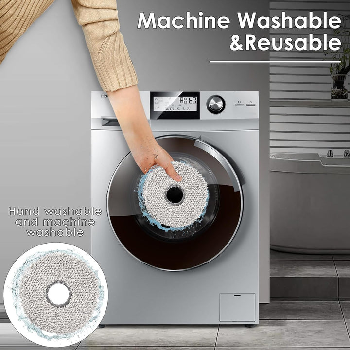 (12 Stück) Wischpad für ECOVACS DEEBOT T30C Omni, T50 Max Pro Omni, N30 Pro Omni, T50 Pro Omni, T50