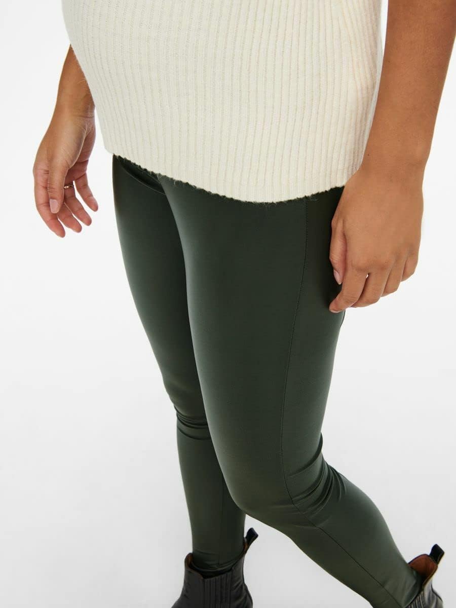 ONLY Damen Leggings Olmcool Coated Legging JRS XL Black 1, XL Black 1