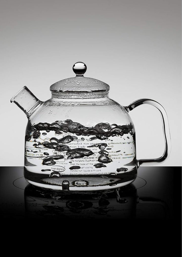 Trendglas Jena Innovativer Wasserkocher / Wasserbereiter, aus Borosilikat-Glas (1,75 Liter)