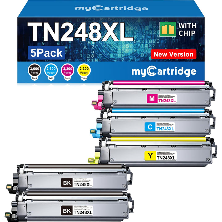MYCARTRIDGE TN248XL Kompatibel für Brother TN-248XL TN248 für Brother MFC-L3760CDW MFC-L3740CDWE DCP