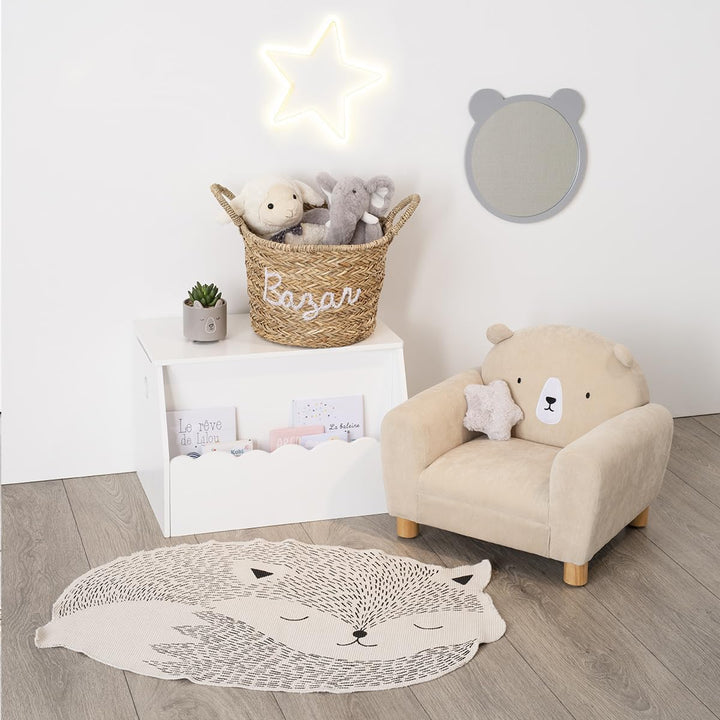 Spielzeugtruhe und Bücherregal Kind - Weiss - Atmosphera créateur d'intérieur mediano Weiss, mediano