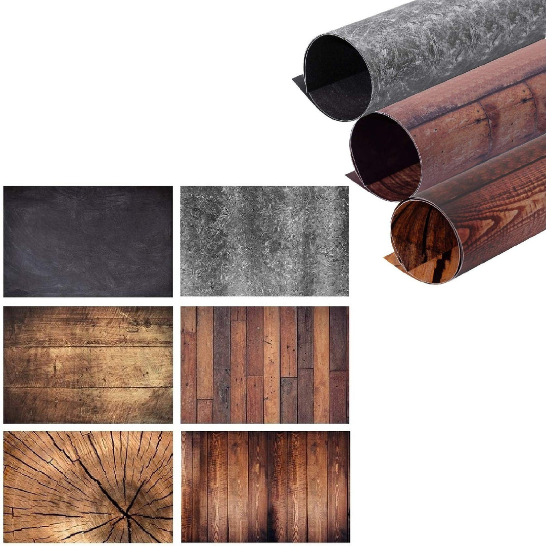 Selens 2 in 1 Hintergrund Fotografie Food Backdrop 56x88cm, Flat Lay Tischplatte Doppelseitiger Hint