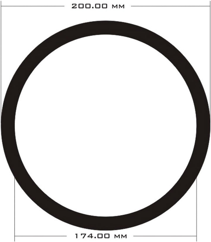 200mm Round Computer Dust Filter Filtre Anti-poussière