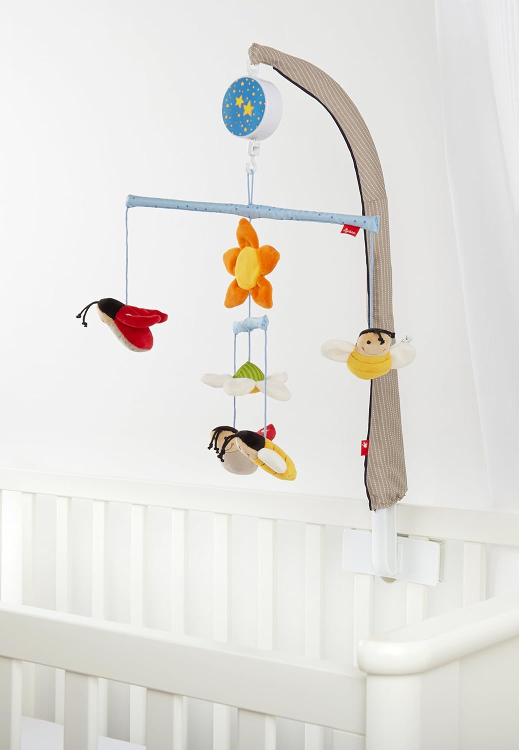 SIGIKID 42794 Mobilehalter mit Brahms Wiegenlied Aufhängung Mädchen und Jungen Rack empfohlen ab Geb