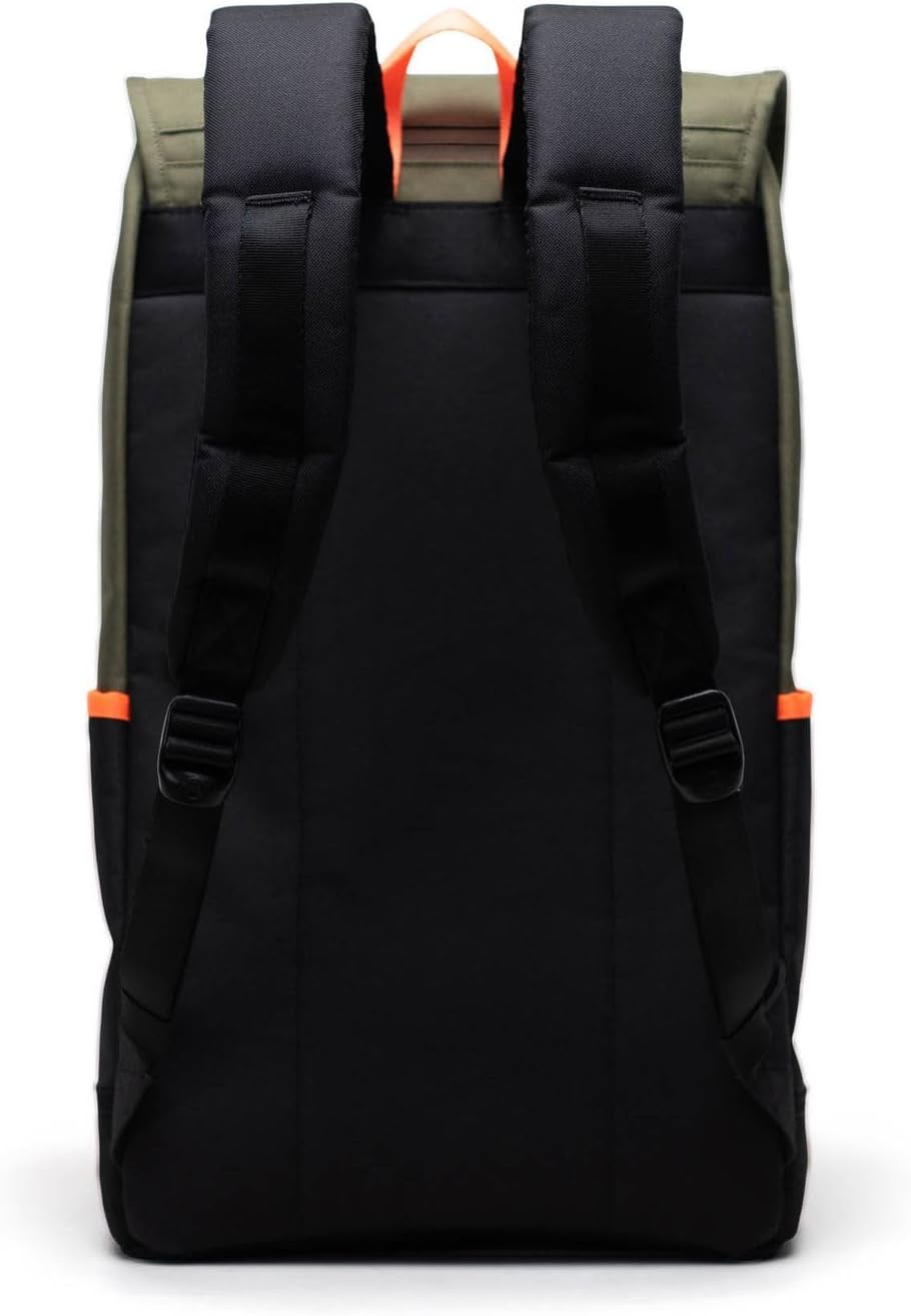 Herschel Unisex Retreat Pro Tasche Einheitsgrösse Ivy Green/Black/Shocking Orange, Einheitsgrö&