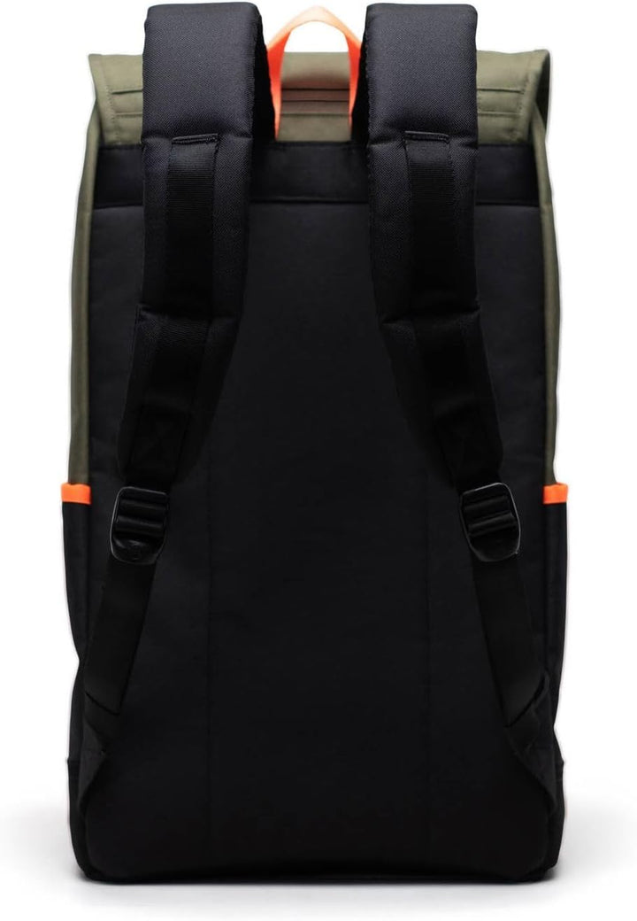 Herschel Unisex Retreat Pro Tasche Einheitsgrösse Ivy Green/Black/Shocking Orange, Einheitsgrö&