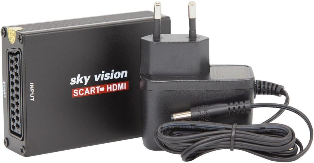 Sky Vision auf HDMI Konverter, Premium LINE zu HDMI Adapter, PAL und NTSC Unterstützung, 720P / 1080