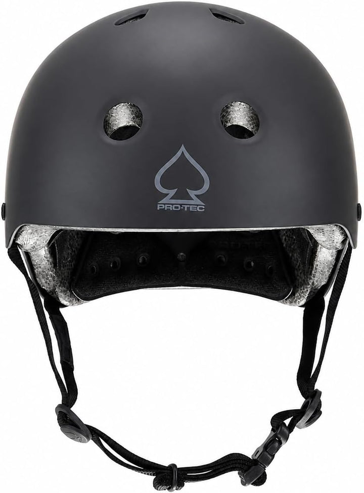 Pro Tec Skate-Helm, Zertifiziert Matte Black S, Matte Black S