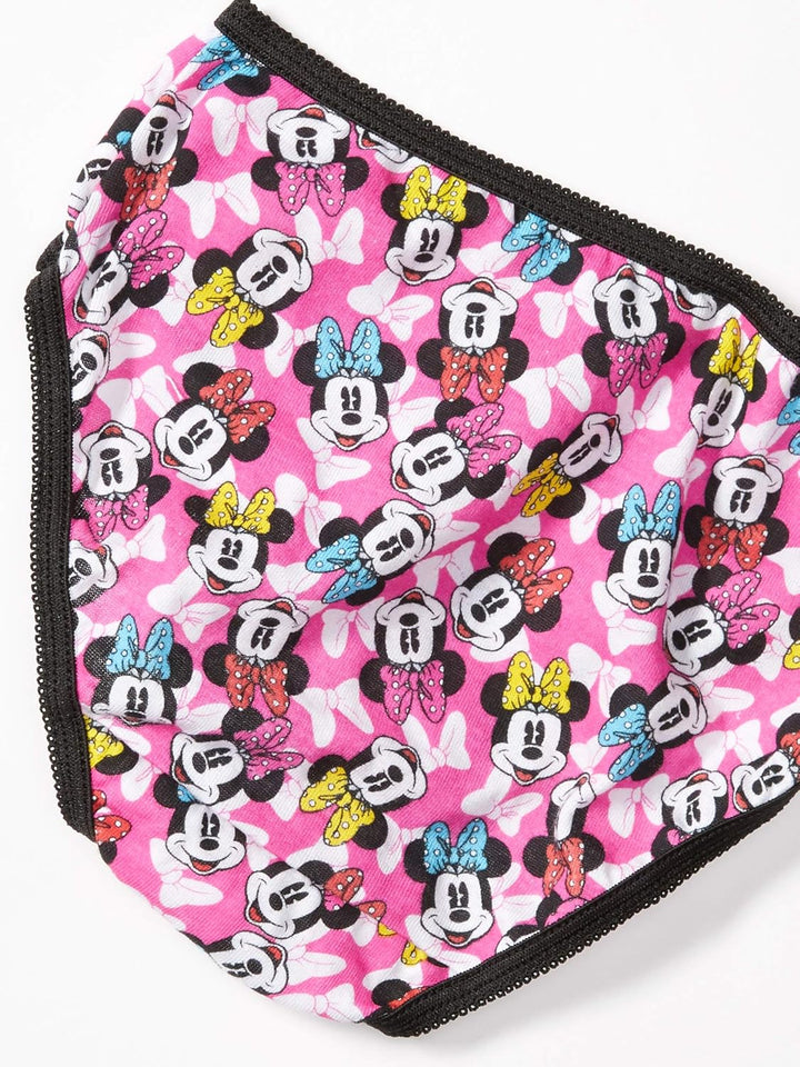 Disney Mädchen Slip (10er Pack) 4 10er-pack, 100 % Gekämmte Baumwolle mit Punktemuster, 4 10er-pack,